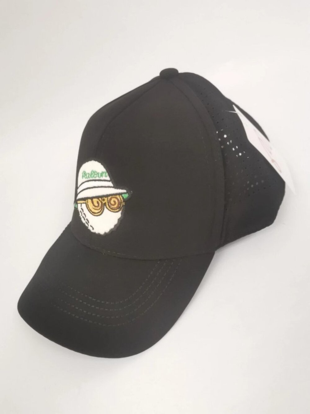Malbon Golf Cap Sun Hat Black Premium Golf Accessory